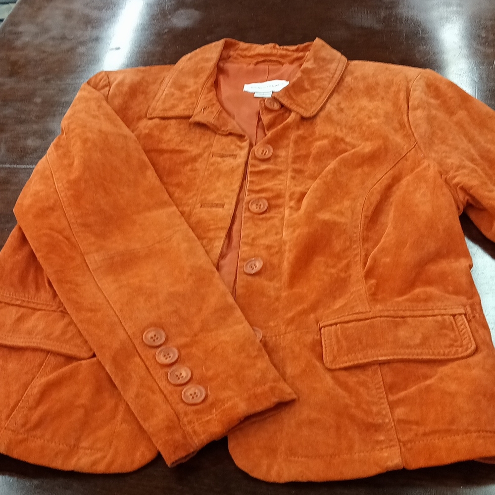Christopher & Banks Short Suede Jackson